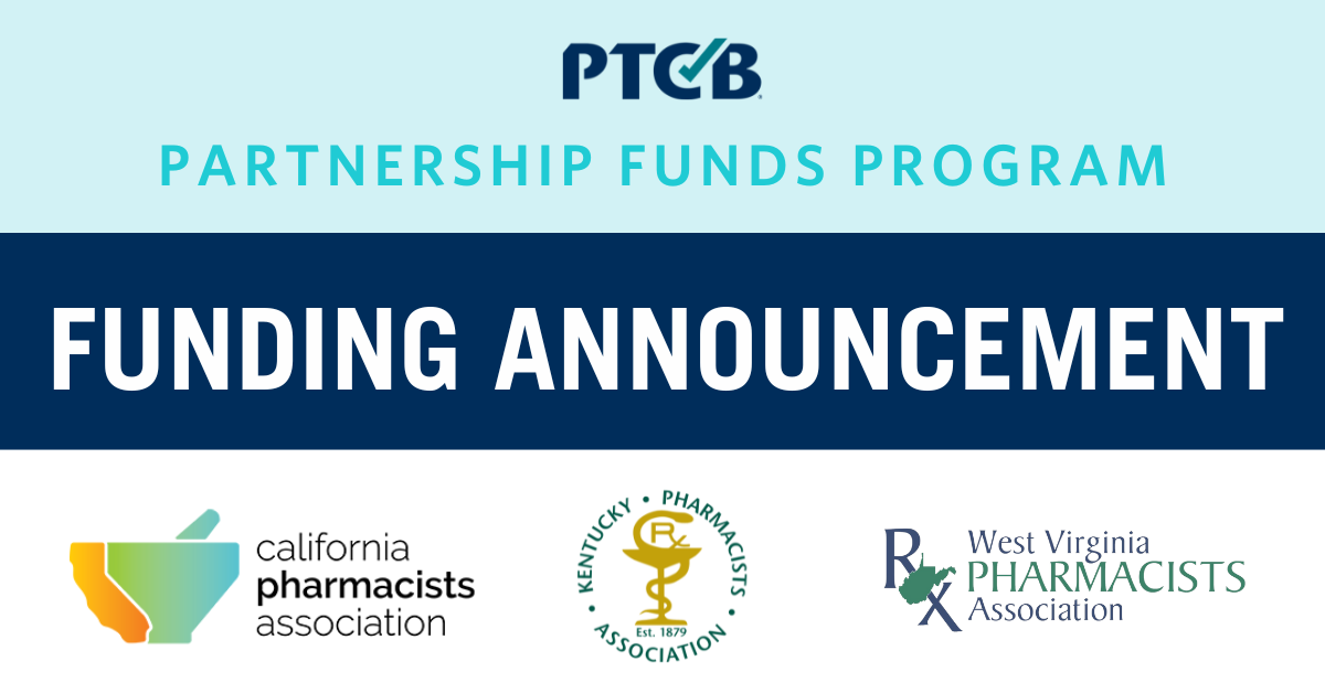 PTCB Awards Funding for Training and Advancement of Pharmacy Technicians Across the Country